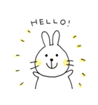 前歯うさぎさん（個別スタンプ：2）