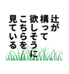 辻さん名前ナレーション（個別スタンプ：33）