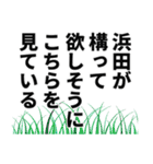 浜田さん名前ナレーション（個別スタンプ：25）