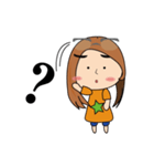 Glasses lady（個別スタンプ：8）