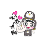 Miss. Rena. Love Penguin（個別スタンプ：4）