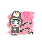 Miss. Rena. Love Penguin（個別スタンプ：5）