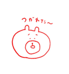 ゆるがおくまさん（個別スタンプ：3）