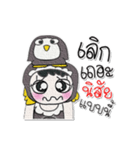 Miss. Rena and Penguin..^^（個別スタンプ：11）