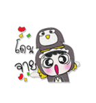 Miss. Rena and Penguin..^^（個別スタンプ：15）