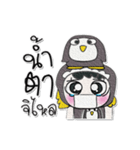 Miss. Rena and Penguin..^^（個別スタンプ：28）