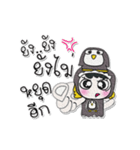 Miss. Rena and Penguin..^^（個別スタンプ：31）