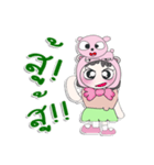 ^_^！！ My name is FaniNi. Dog. ！（個別スタンプ：19）