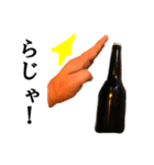 【実写】空手道☆試割り(瓶ビールver)（個別スタンプ：11）