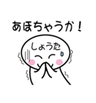 関西弁白団子さん 【しょうた】（個別スタンプ：35）