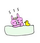 半分うさぎ 2（個別スタンプ：19）