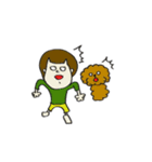 犬と子供の使える会話（個別スタンプ：18）