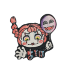 ホラーな女の子（個別スタンプ：3）