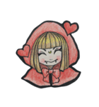 ホラーな女の子（個別スタンプ：4）