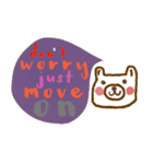 Oh Happy Bear in September (Eng)（個別スタンプ：1）