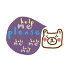 Oh Happy Bear in September (Eng)（個別スタンプ：21）