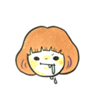 きのこ頭の女の子with猪。（個別スタンプ：2）