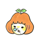 きのこ頭の女の子with猪。（個別スタンプ：5）