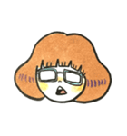 きのこ頭の女の子with猪。（個別スタンプ：11）