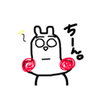 ふざけたウサギ（個別スタンプ：3）