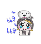 ^_^！ Miss. Moji. Dog.（個別スタンプ：6）