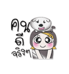 ^_^！ Miss. Moji. Dog.（個別スタンプ：13）