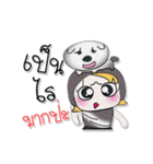 ^_^！ Miss. Moji. Dog.（個別スタンプ：22）