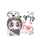 ^_^！ Miss. Moji. Dog.（個別スタンプ：23）