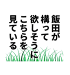 飯田さん名前ナレーション（個別スタンプ：19）