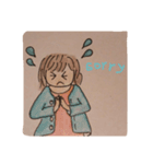 人気スタンプ（手書き）（個別スタンプ：3）