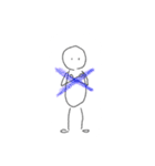 しんぷる ぼーにんげん（個別スタンプ：8）