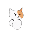 顔文字猫チャビビくん（個別スタンプ：17）