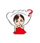 Cute ice dumpling man's sister~~move（個別スタンプ：13）