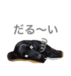 くろーい犬 /日常（個別スタンプ：8）