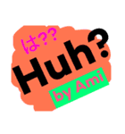 Ami sticker  アルファベット！あみスタンプ（個別スタンプ：13）