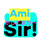 Ami sticker  アルファベット！あみスタンプ（個別スタンプ：29）
