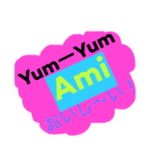 Ami sticker  アルファベット！あみスタンプ（個別スタンプ：37）