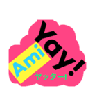 Ami sticker  アルファベット！あみスタンプ（個別スタンプ：39）