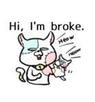 No Money！ Super Broke！ Poor Cat's Life！（個別スタンプ：2）