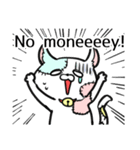 No Money！ Super Broke！ Poor Cat's Life！（個別スタンプ：4）