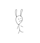おもしろかわいいうさぎ（個別スタンプ：7）