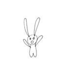 おもしろかわいいうさぎ（個別スタンプ：19）