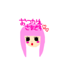 派手髪ちゃん♡（個別スタンプ：7）