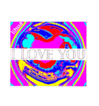 l LOVE YOU (MARBLE )of lihua（個別スタンプ：7）