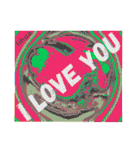 l LOVE YOU (MARBLE )of lihua（個別スタンプ：19）