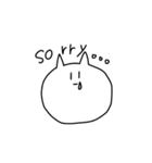 ゆるうさねこ（個別スタンプ：4）