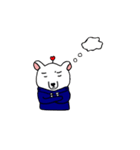 Lazybone Bear（個別スタンプ：15）