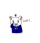 Lazybone Bear（個別スタンプ：25）