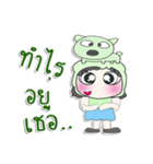 Miss. Yoshi..Love Dog..^^（個別スタンプ：26）