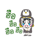 Miss. Shabubu..Love Penguin..^^（個別スタンプ：17）